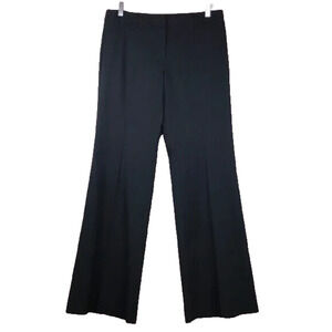 New York & Co Academia Preppy Black Wide Leg Pants size 8 Classic Office Wear